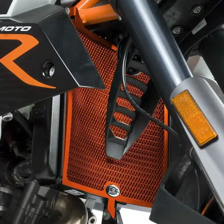 Ochranná mřížka chladiče oranžová - KTM 990SM Vrácení Zdarma