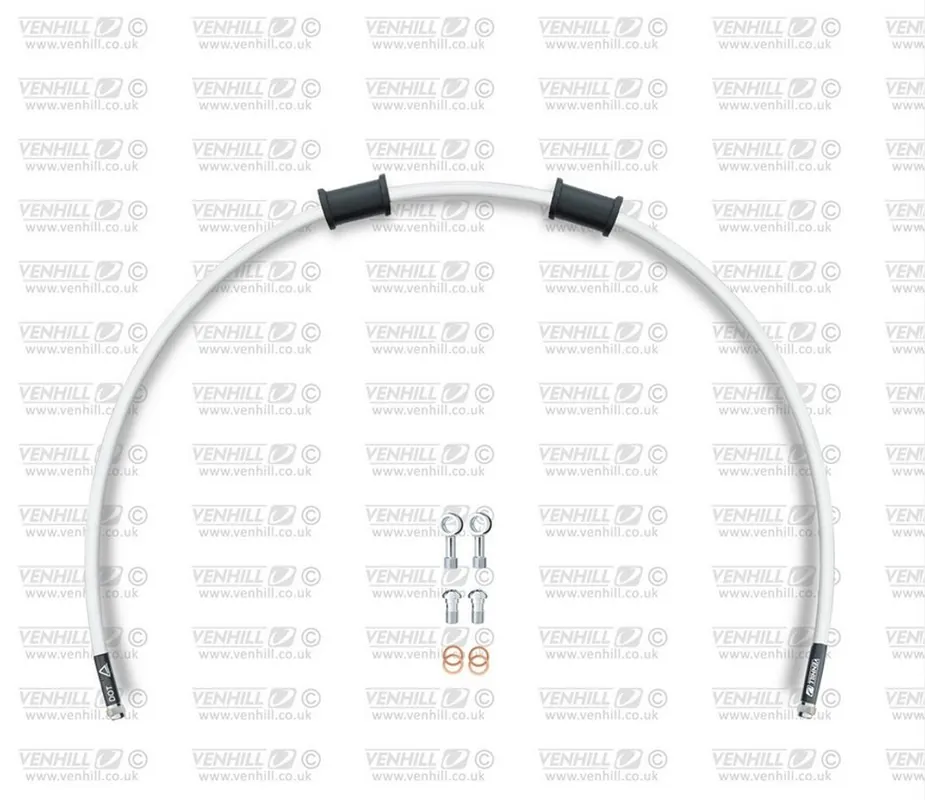 Aktuální Hadice zadní brzdy Venhill POWERHOSEPLUS SUZ-10002R-WT (1 hadice v sadě) bílé hadice, chromové koncovky