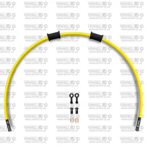 Akce Hadice zadní brzdy Venhill POWERHOSEPLUS DUC-10006RB-YE (1 hadice v sadě) žluté hadice, černé koncovky