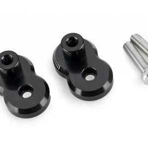Expresní Doručení Adjustable trail footpeg relocation kit PUIG 22341N černý 20 mm