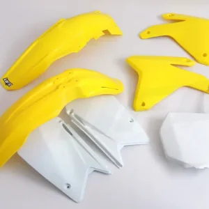 PLASTOVÁ SADA UFO SUZUKI RMZ 450 '05-'06 BARVA OEM (BÍLÁ/ŽLUTÁ) (SU404E999) Bezpečná Platba