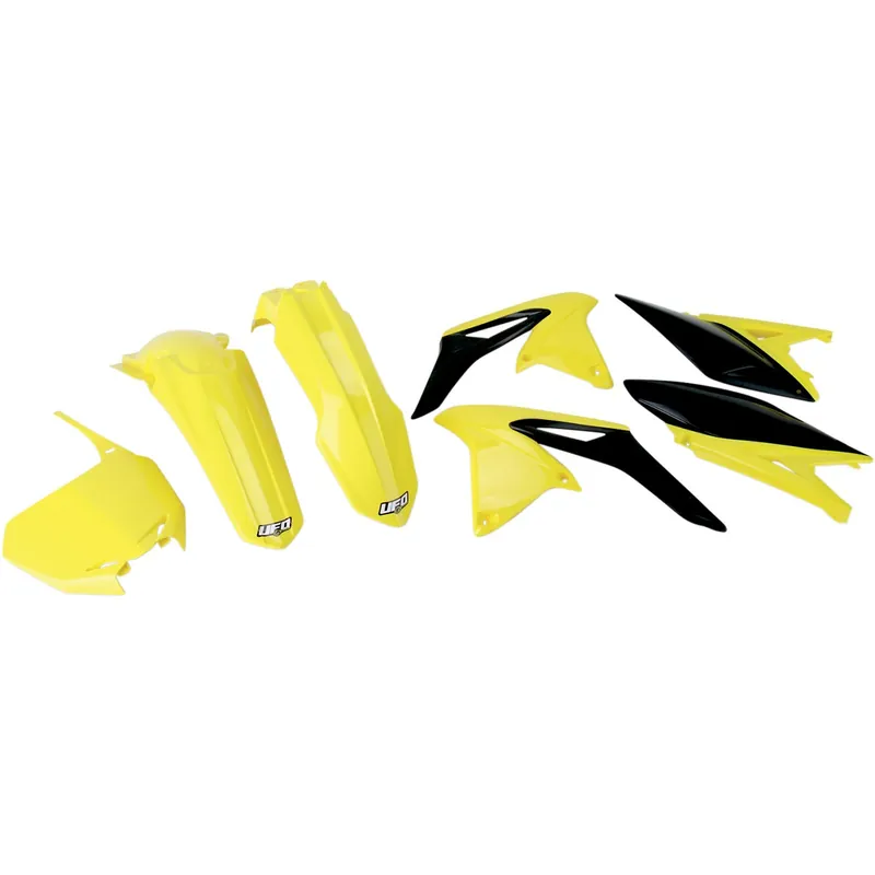 PLASTOVÁ SADA UFO SUZUKI RMZ 250 '10-18 BARVA OEM '10 (ŽLUTÁ/ČERNÁ) (SU411E999) Top Prodej