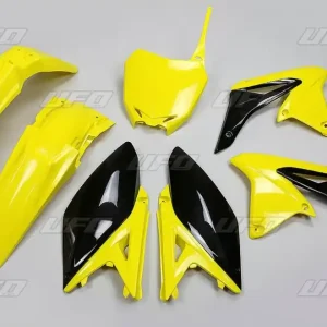 Tovární Cena UFO PLASTOVÁ SADA SUZUKI RMZ 250 '10-'18 BARVA OEM '17 (ŽLUTÁ/ČERNÁ) (SU416E999K)