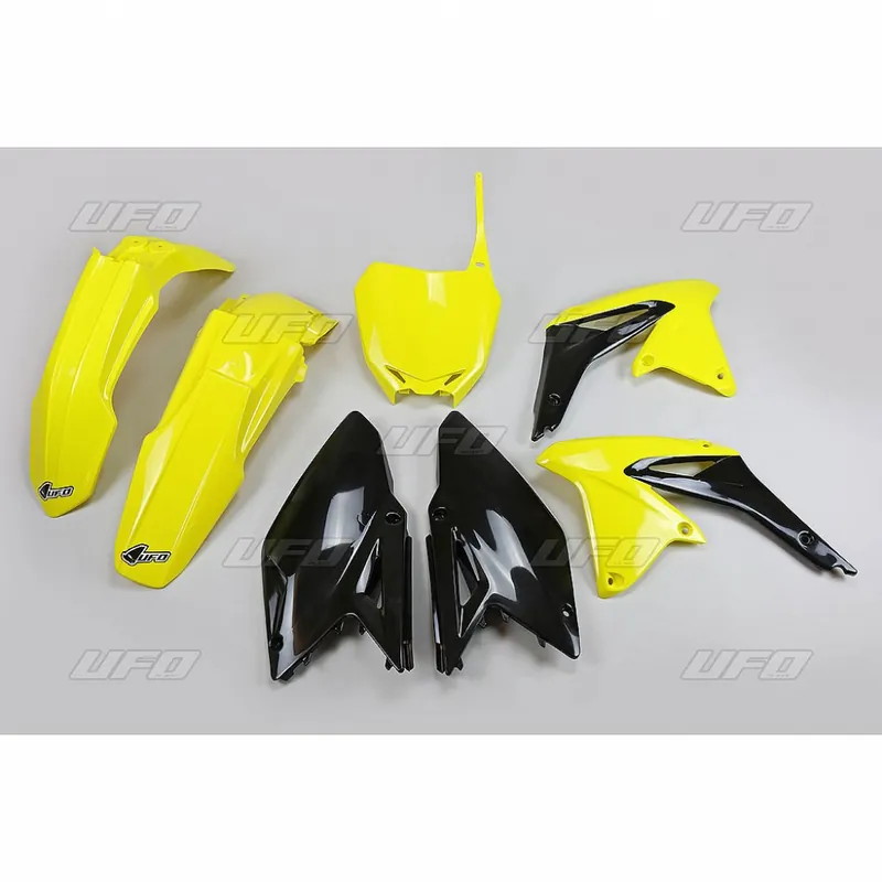 Levný PLASTOVÁ SADA UFO SUZUKI RMZ 250 '10-'18 BARVA OEM '18 (ŽLUTÁ/ČERNÁ) (SU416E999W)
