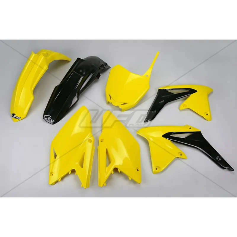 PLASTOVÁ SADA UFO SUZUKI RMZ 450 '08-17 BARVA OEM '16 (ŽLUTÁ/ČERNÁ) (SU417E999) Super Cena