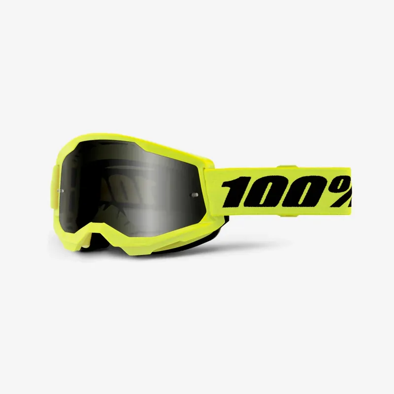 100 % BRÝLE STRATA 2 SAND NEON YELLOW - KOUŘOVÝ ZORNÍK ŽLUTOČERNÉ TÓNOVANÉ SKLO Omezená Nabídka