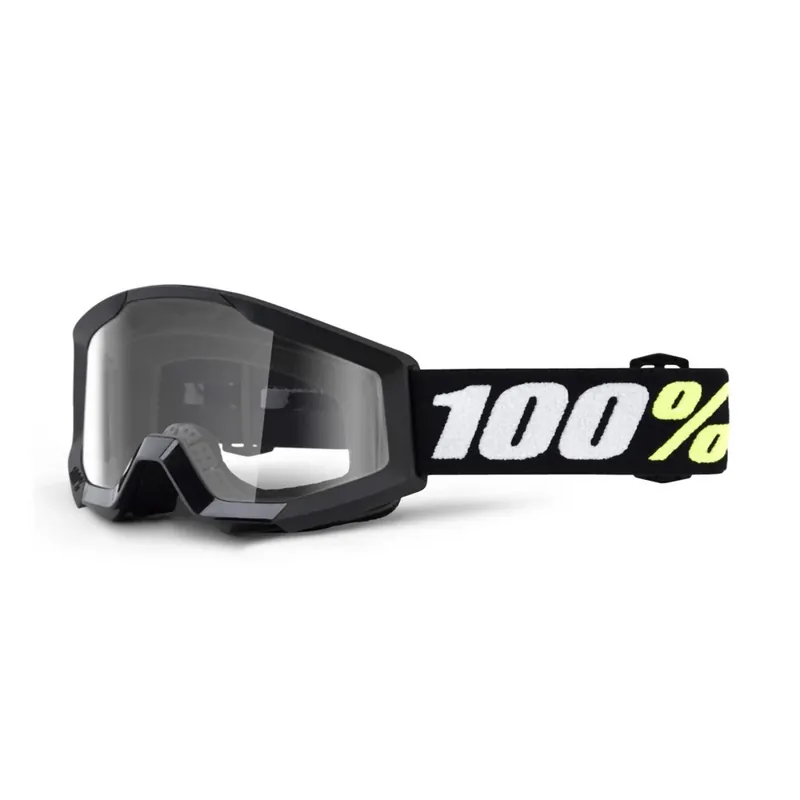 100 % BRÝLE STRATA MINI BLACK JUNIOR / KID CHILDREN COLOUR ČERNÉ ČIRÉ SKLO PROTI MLŽENÍ Top Prodej