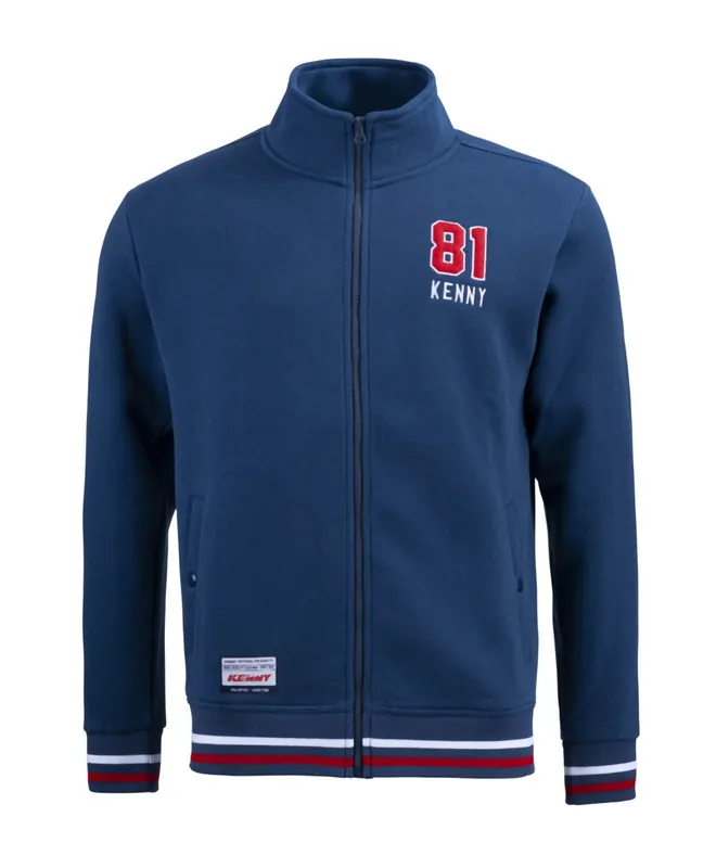 KENNY RACING MIKINA MODEL ACADEMY CARDIGAN BARVA MODRÁ VELIKOST XXL Akční Cena