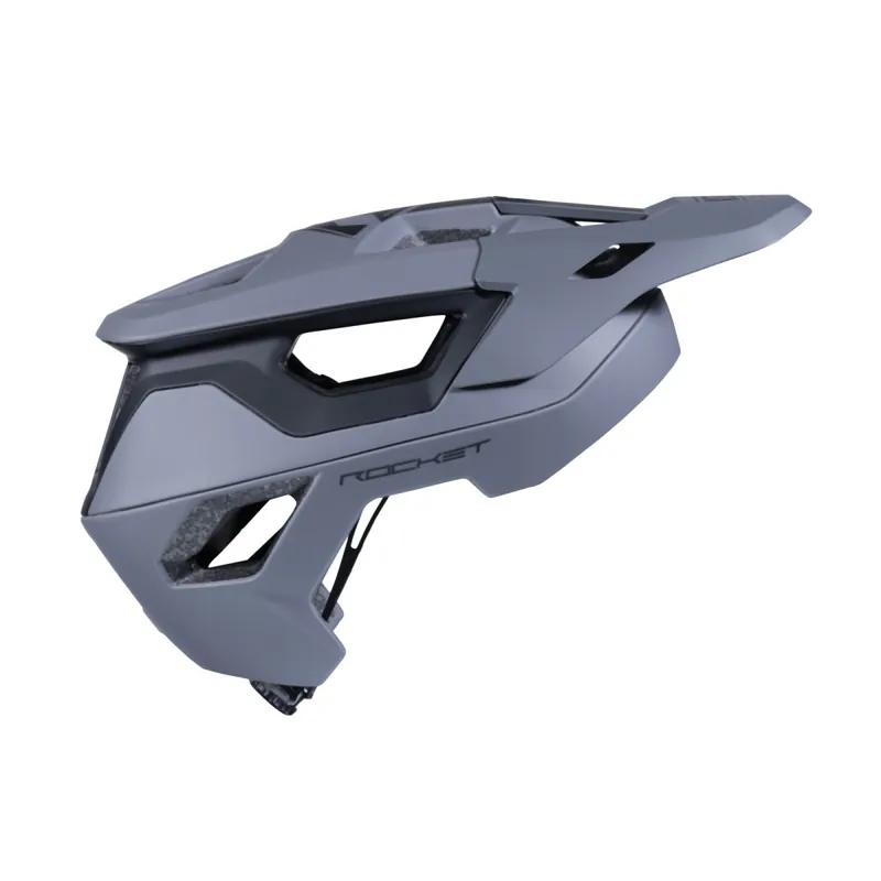 Značkový KENNY RACING MTB HELMA NA KOLO MODEL ROCKET ŠEDÁ/ČERNÁ BARVA VELIKOST M ( 57 - 58 CM )