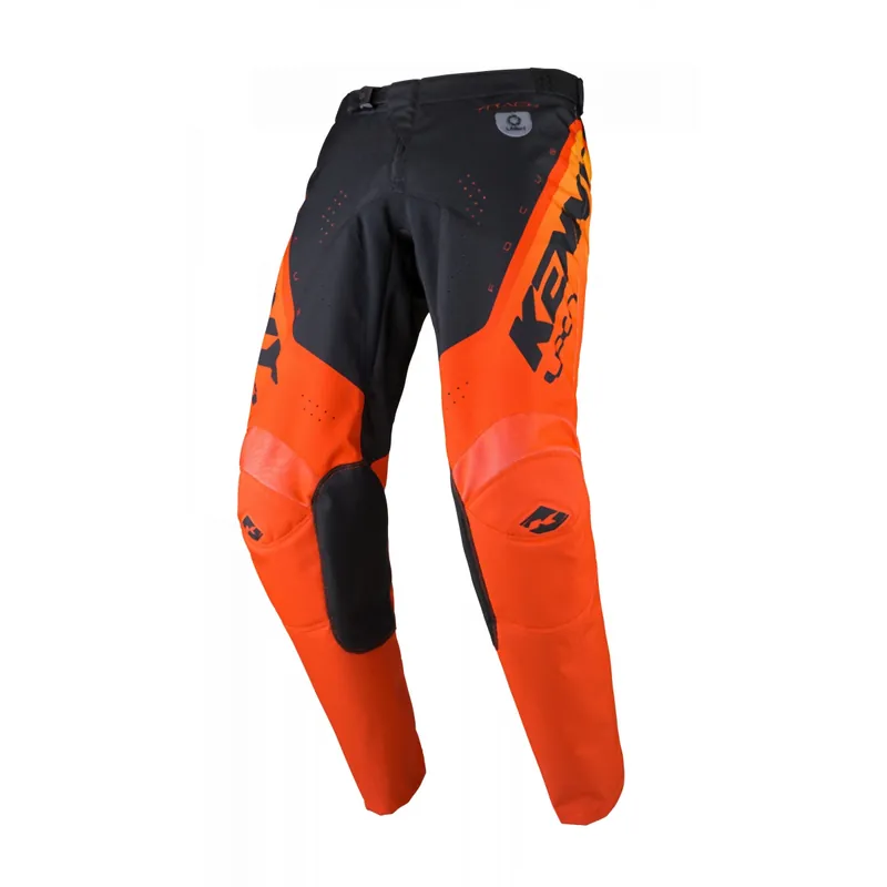 Hit Sezóny KENNY RACING CROSS/ENDURO KALHOTY MODEL TRACK FOCUS KID/JUNIOR NEON GREY/ORANGE BARVA BLACK/ORANGE VELIKOST 18 (3 ROKY)