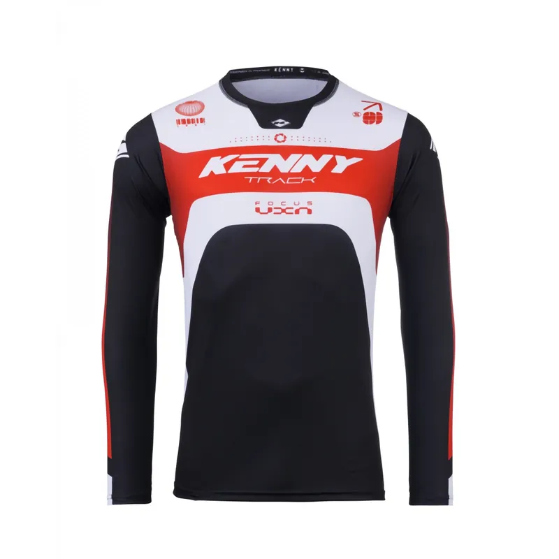 Oblíbený KENNY RACING CROSS/ENDURO DRES MODEL TRACK FOCUS RED BARVA ČERNÁ/BÍLÁ/ČERVENÁ VELIKOST M