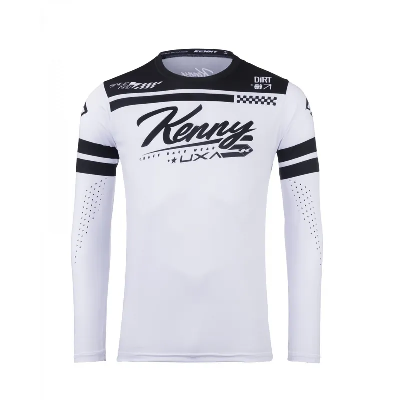 KENNY RACING CROSS/ENDURO DRES MODEL TRACK DIRT WHITE BARVA BÍLÁ/ČERNÁ VELIKOST L Akce