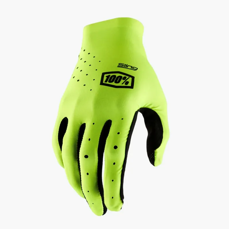 100 PROCENT CROSS/ENDURO RUKAVICE SLING MX FLUO YELLOW/BLACK VELIKOST M Sezónní Sleva