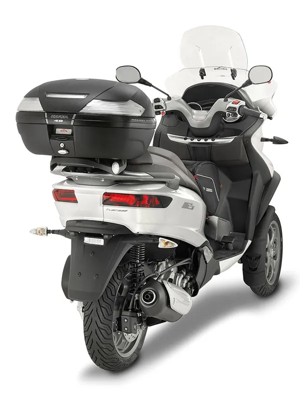 Cenový Hit KAPPA CENTRAL CUFF RACK PIAGGIO MP3 300ie-500ie Sport / Business (08/14-17) ( S MONOKEY PLATE )