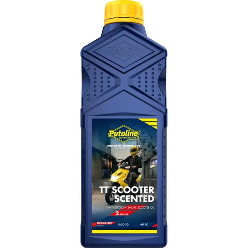 OLEJ PRO SKÚTRY PUTOLINE 2T TT S VŮNÍ 1L (JAHODA) (AKC) Zlevněný