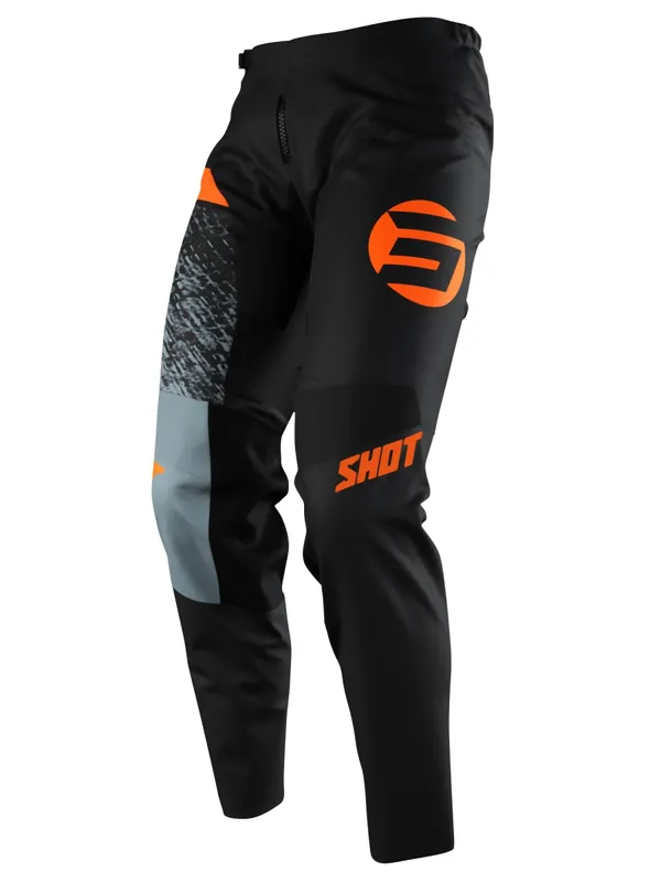SHOT RACING Výprodej MOTO CONTACT ROLL ORANGE KALHOTY BARVA ČERNÁ/ŠEDÁ/ORANŽOVÁ VELIKOST 30 Nejprodávanější