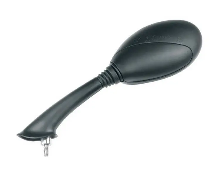 VICMA (HOUSE) ZRCÁTKO PIAGGIO/VESPA FLY 50-150 LEVÝ ZÁVIT PRŮMĚR 8MM/1,25 PRAVÝ BARVA ČERNÁ (E710I) Akce