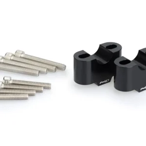 Zvýšení řidítek PUIG 3672N černý výška 30mm, d 22mm Víkendová Akce