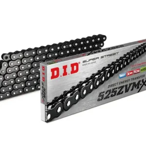 ZVM-X série X-Kroužkový řetěz D.I.D Chain 525ZVM-X2 124 článků Black/Black Top Prodej