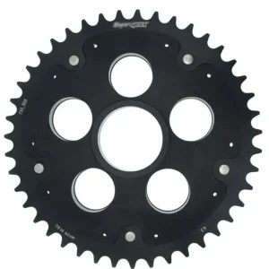 Super Cena Řetězová rozeta STEALTH s hliníkovým unašečem SUPERSPROX RSA-733_525:43-BLK černá 43 zubů, 520